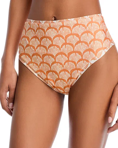 Palmacea Sunne High Waist Bikini Bottom In Carola