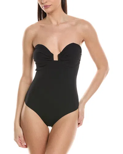 Palmacea Uma Rib One-piece In Black