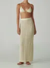 Palmacea Ursula Nilo Skirt In Cream