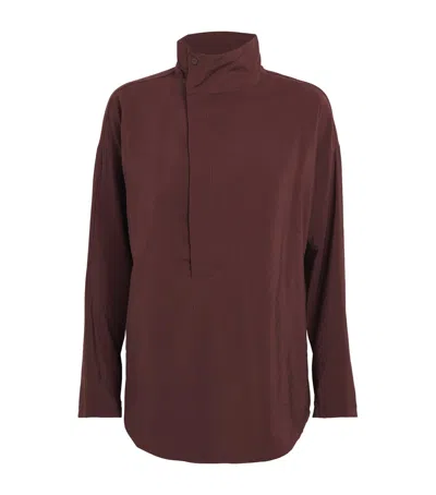 Palmer Harding Asymmetric Placket Sanctuary Shirt In Gold