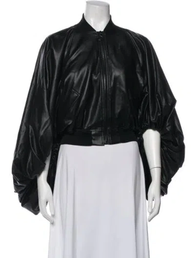 Pre-owned Palmer Harding Bomber Jacket In Black
