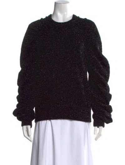 Pre-owned Palmer Harding Cashmere Crew Neck Sweatshirt In Black