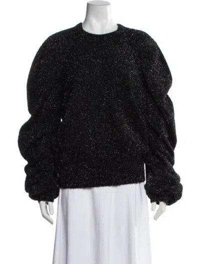 Pre-owned Palmer Harding Crew Neck Long Sleeve Top W/ Tags In Black