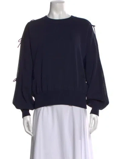 Pre-owned Palmer Harding Crew Neck Sweater In Blue