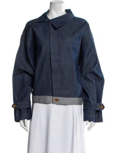 Pre-owned Palmer Harding Denim Jacket In Blue