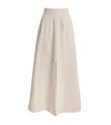Palmer Harding Denim Resilient A-line Maxi Skirt In White