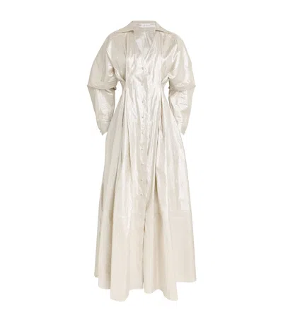 Palmer Harding Hope Cotton Midi Shirtdress In Neutrals