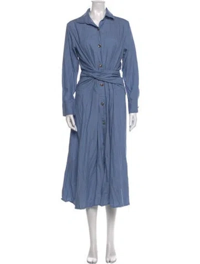 Pre-owned Palmer Harding Long Dress In Blue