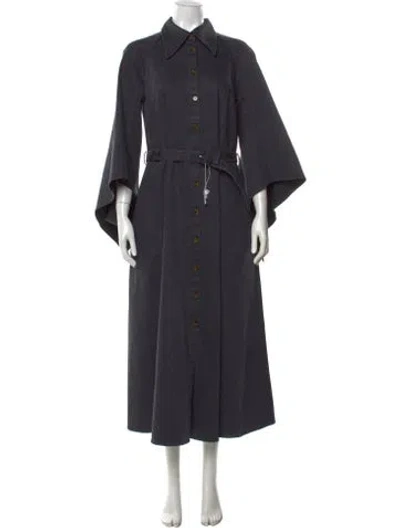 Pre-owned Palmer Harding Long Dress In Grey