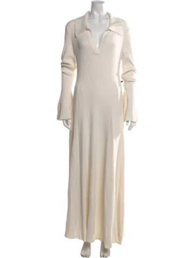 Pre-owned Palmer Harding Long Dress In Neutral