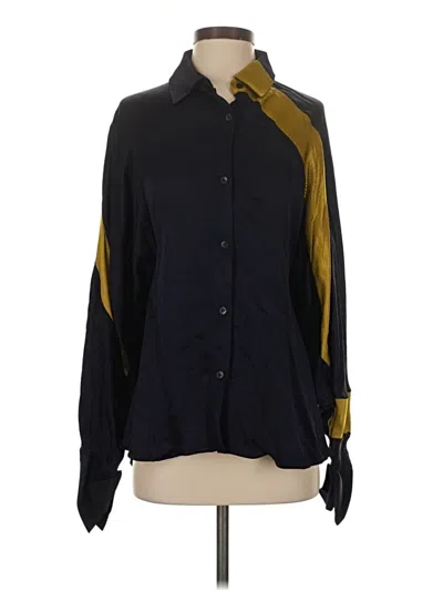 Pre-owned Palmer Harding Long Sleeve Blouse In Black