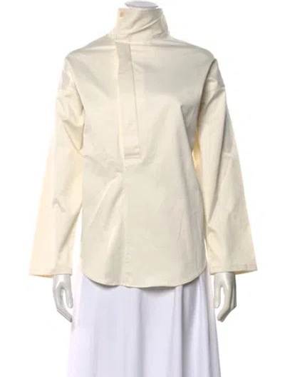 Pre-owned Palmer Harding Long Sleeve Blouse In Neutrals