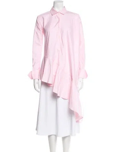 Pre-owned Palmer Harding Long Sleeve Blouse In Pink