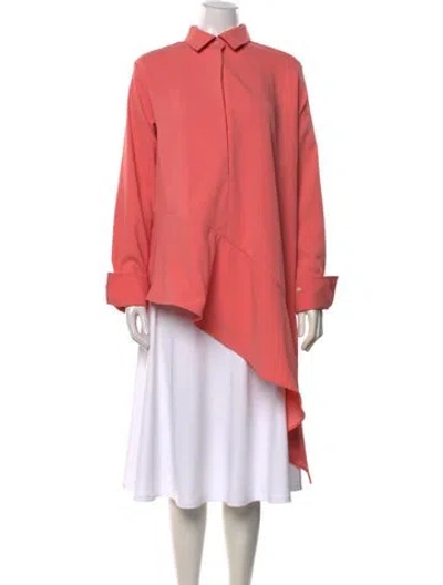 Pre-owned Palmer Harding Long Sleeve Blouse In Pink