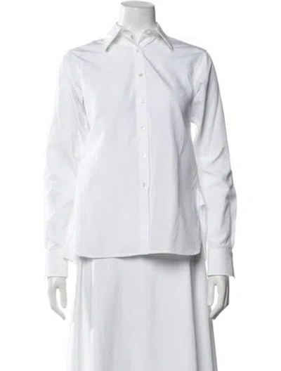 Pre-owned Palmer Harding Long Sleeve Button-up Top In Yellow