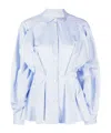 Palmer Harding Palmer/harding Striped Cotton Shirt In White