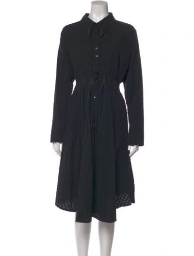 Pre-owned Palmer Harding Midi Length Dress In Gray