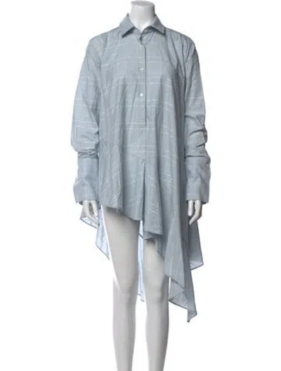 Pre-owned Palmer Harding Mini Dress In Blue