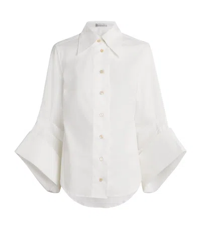 Palmer Harding Palmer//harding Cotton Twill Intention Shirt In White