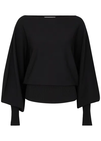 Palmer Harding Palmer//harding Hazy Knitted Jumper In Black