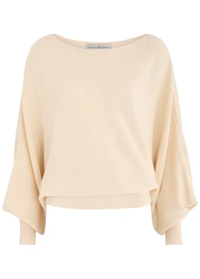 Palmer Harding Palmer//harding Hazy Ribbed-knit Jumper In Cream