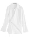 Palmer Harding Palmer//harding Love Revisited Cotton-blend Poplin Shirt In White