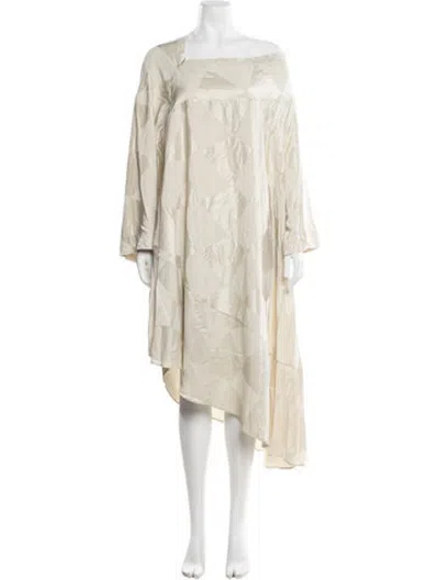 Pre-owned Palmer Harding Patterned Long Dress In Neutrals