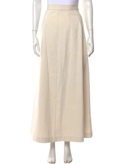 Pre-owned Palmer Harding Patterned Long Skirt In Neutrals