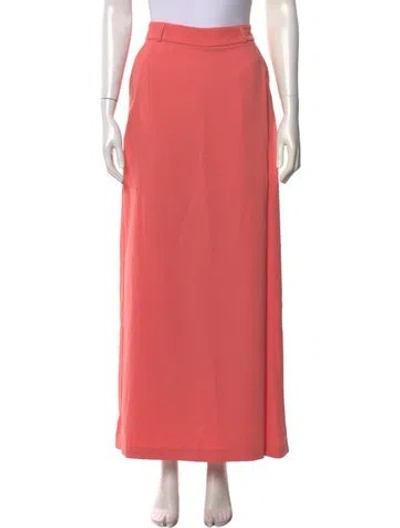 Pre-owned Palmer Harding Silk Wide Leg Pants In Pink