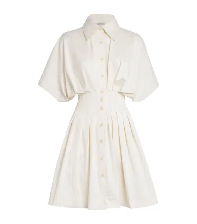 Palmer Harding Stretch-cotton Courage Mini Dress In White