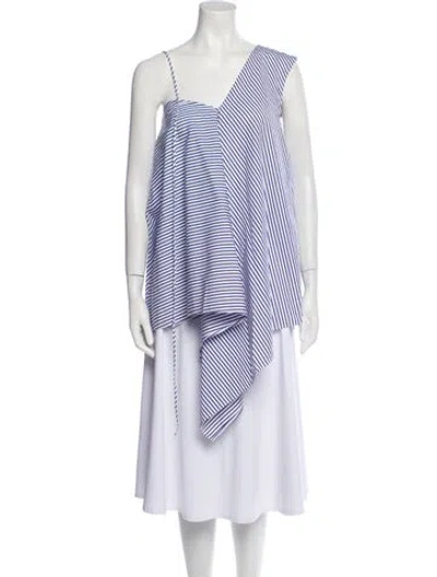 Pre-owned Palmer Harding Striped Knee-length Dress W/ Tags In Multi