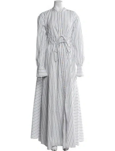 Pre-owned Palmer Harding Striped Long Dress In Multicolor