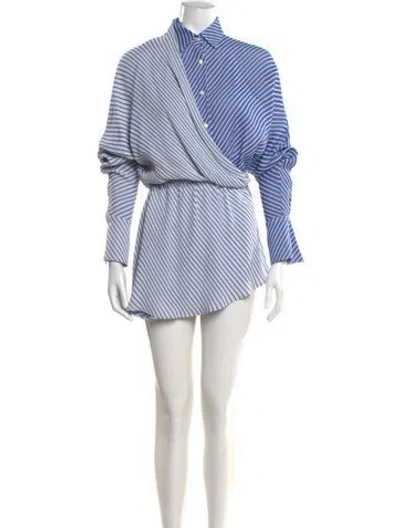 Pre-owned Palmer Harding Striped Mini Dress In Multi