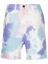 Palmer Harding Tie-dye Cotton Shorts In Multicolour