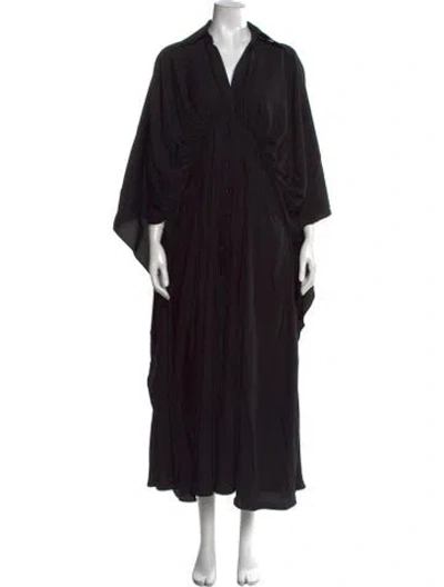 Pre-owned Palmer Harding V-neck Long Dress W/ Tags In Black