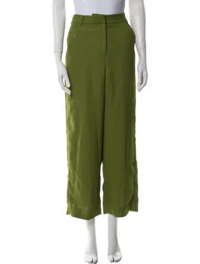 Pre-owned Palmer Harding Wide Leg Pants In Green