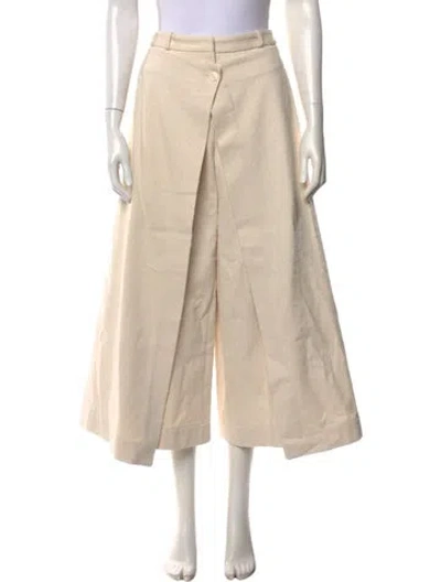 Pre-owned Palmer Harding Wide Leg Pants In Neutrals