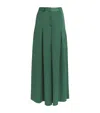 Palmer Harding Wool-blend Honesty Opens Trousers In Green
