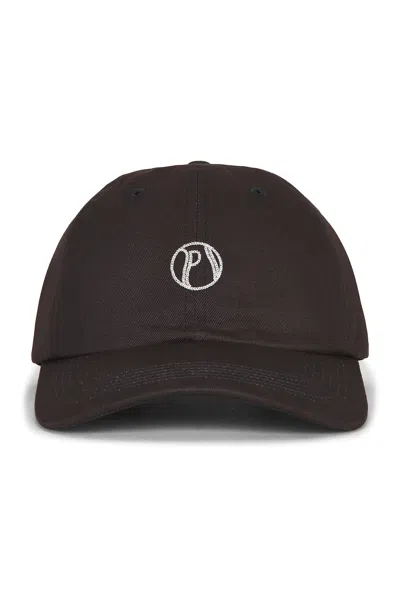 Palmes Ball 6-panel Cap In Brown