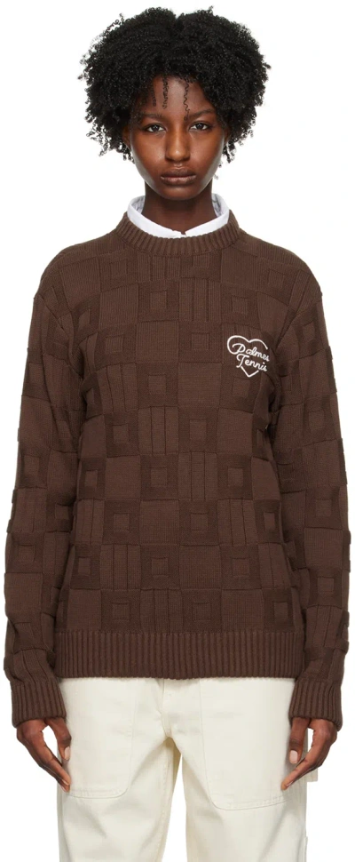 Palmes Brown Love Sweater