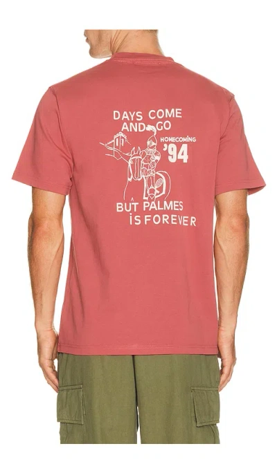 Palmes Forever Pocket Tee Shirt In Red