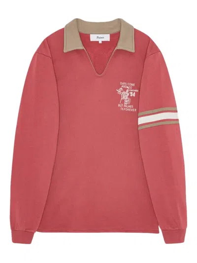Palmes Forever Rugby Shirt In Red