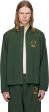 Palmes Green Garden Track Jacket In Dark Green