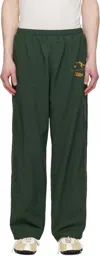 Palmes Green Garden Track Pants In Dark Green