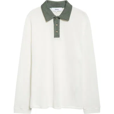 Palmes Knit Cotton Rugby Polo In Neutral