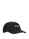 Palmes Logo 6 Panel Baseball Cap In Black