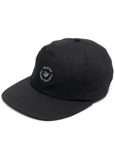 Palmes Logo Baseball Hat In Black