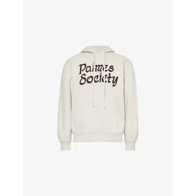 Palmes Society Hoodie Oatmeal Melange