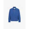 Palmes Mens Tower Brand-embroidery Relaxed-fit Denim Jacket Blue In Blue