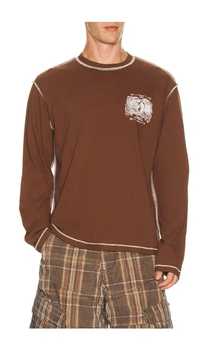 Palmes Mermaid Long-sleeve In Brown